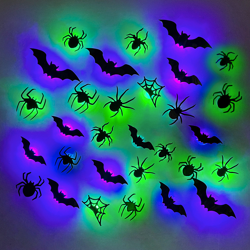 Stiker Dinding 3D LED Kelelawa - Outdoor Lighting Effects ulasan dan harga