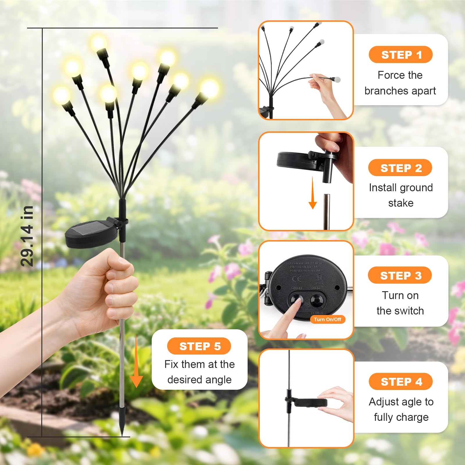 Lampu Taman Tenaga Surya Dekor - Outdoor Lighting Pathway ulasan dan harga