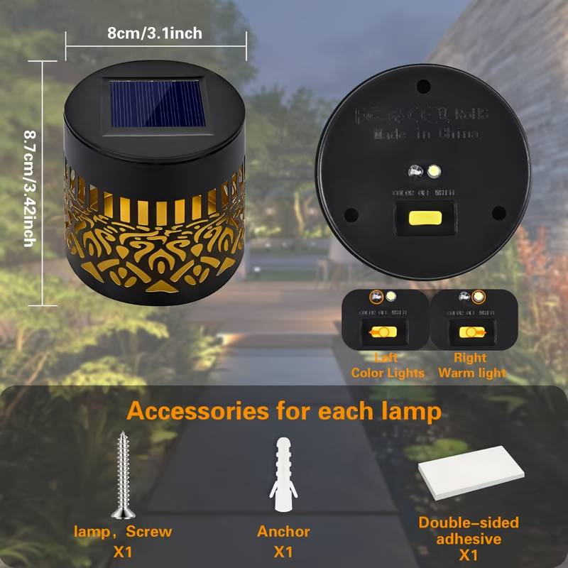 2-Pack Lampu Taman Tenaga Sury - Outdoor Lighting Ip65 ulasan dan harga